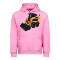 Fuchsia Pink Skid Steer Loader Urban Hoodie - LillyAllenDesigns