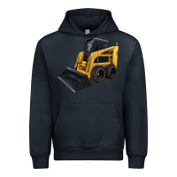 Navy Skid Steer Loader Urban Hoodie - LillyAllenDesigns