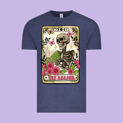 The Reader Tarot Card Vintage Tee Designed By Artiststas