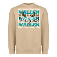 Wallen With Bull Skull Heavyweight Sweatshirt | Teevron
