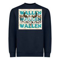 Navy wallen with bull skull Heavyweight Sweatshirt - TumblerDesignByShophia