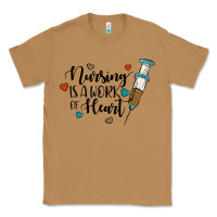Toasted Coconut nursing i̇s a work of heart Classic Tee - JahusDesignShop