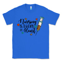 True Royal nursing i̇s a work of heart Classic Tee - JahusDesignShop