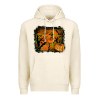 Tofu Halloween Background Premium Hoodie - RanaPortraitStore