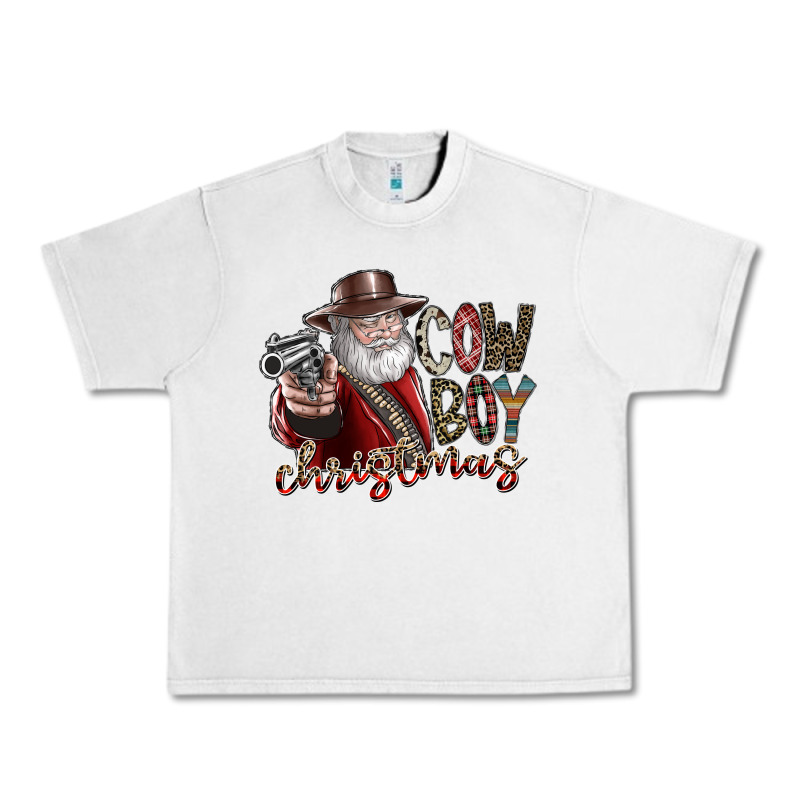 Cowboy Christmas Urban Heavy Tee by SublimationCraftShop | Teevron