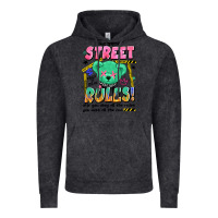 Vintage Black street rules Vintage Hoodie - Artiststas