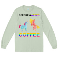 Matcha Before After Coffee Long Sleeve Tee - Bettercallsaul