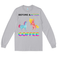 Moon Dust Before After Coffee Long Sleeve Tee - Bettercallsaul