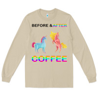 Mushroom Before After Coffee Long Sleeve Tee - Bettercallsaul