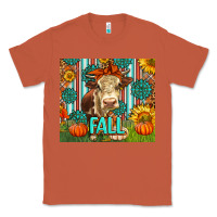 Copper Western Fall Cow Classic Tee - LillyAllenDesigns