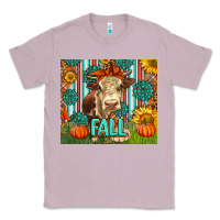 Lilac Western Fall Cow Classic Tee - LillyAllenDesigns