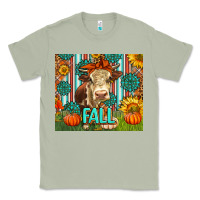 Matcha Western Fall Cow Classic Tee - LillyAllenDesigns