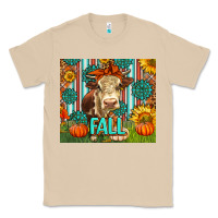 Mushroom Western Fall Cow Classic Tee - LillyAllenDesigns