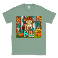 Sage Western Fall Cow Classic Tee - LillyAllenDesigns