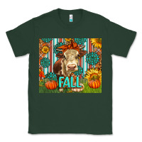 Sports Green Western Fall Cow Classic Tee - LillyAllenDesigns