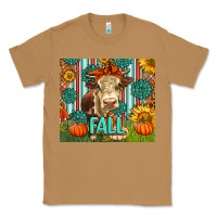 Toasted Coconut Western Fall Cow Classic Tee - LillyAllenDesigns