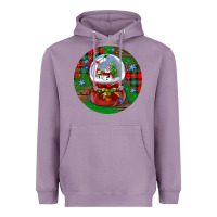 Lavender snow globe christmas ornament Heavyweight Hoodie - BundleAndBundleShop