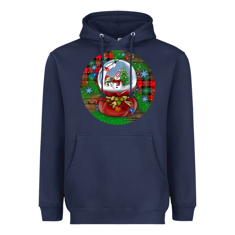 Snow Globe Christmas Ornament Heavyweight Hoodie by BundleAndBundleShop | Teevron