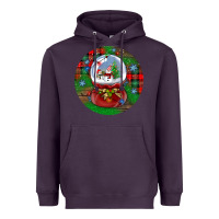 Plum snow globe christmas ornament Heavyweight Hoodie - BundleAndBundleShop