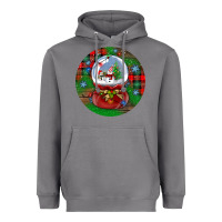 Storm snow globe christmas ornament Heavyweight Hoodie - BundleAndBundleShop