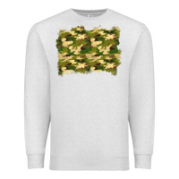 Oatmeal Heather camouflage background Premium Sweatshirt - BundleAndBundleShop