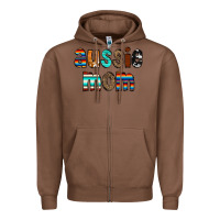 Chestnut Aussie mom Zipper Hoodie - CowCowDesign