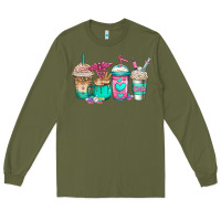 Army Green cna nurse coffee cups Long Sleeve Tee - Jasminsmagicworld