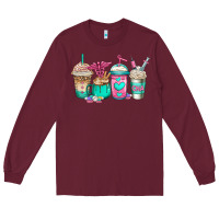 Burgundy cna nurse coffee cups Long Sleeve Tee - Jasminsmagicworld