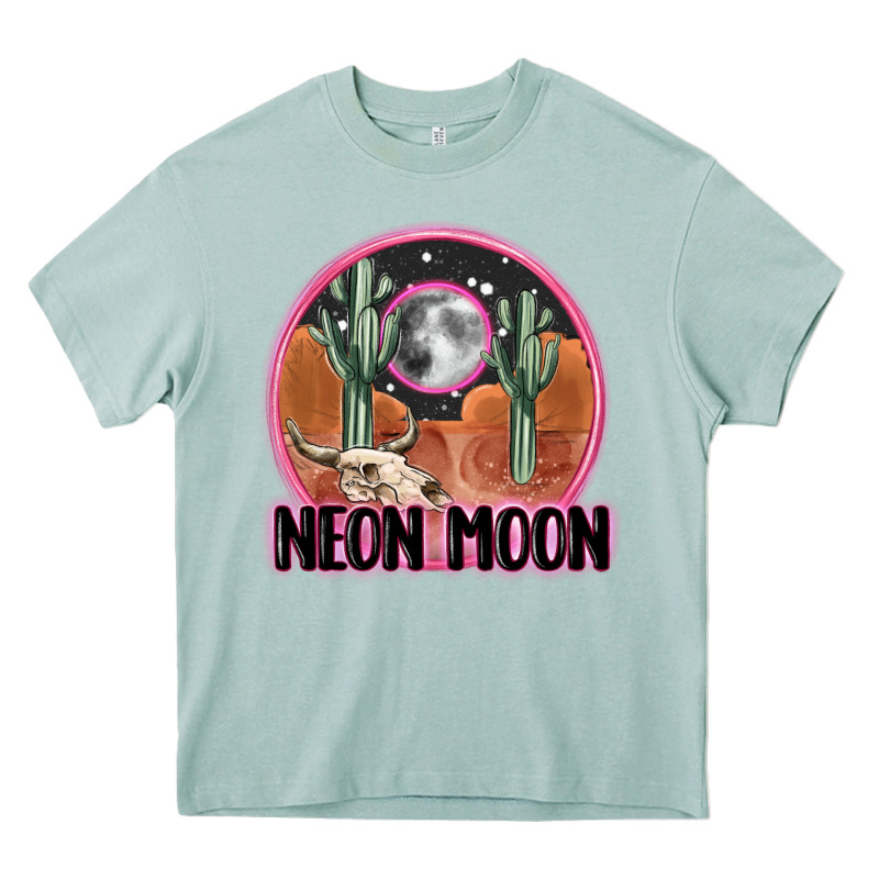 Neon Moon Heavy Core Tee by MaliasSmallBusiness | Teevron