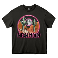 Asphalt neon moon Heavy Core Tee - MaliasSmallBusiness