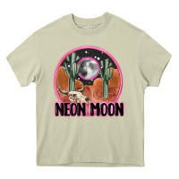 Mossy neon moon Heavy Core Tee - MaliasSmallBusiness