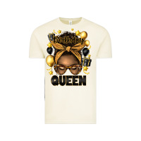 Vintage Arctic birthday queen afro messy bun Vintage Tee - Artiststas