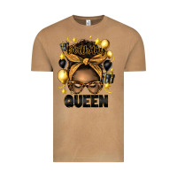 Vintage Camel birthday queen afro messy bun Vintage Tee - Artiststas