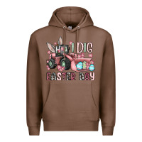 Chestnut I dig Easter Day Premium Hoodie - OliviaCreatesArt