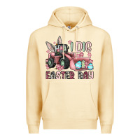 Pina Colada I dig Easter Day Premium Hoodie - OliviaCreatesArt