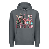 Rock I dig Easter Day Premium Hoodie - OliviaCreatesArt