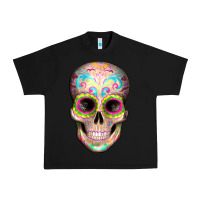 Black Mexican Skull Urban Heavy Tee - Artiststas