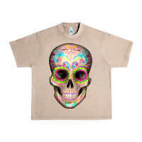 French Oak Mexican Skull Urban Heavy Tee - Artiststas