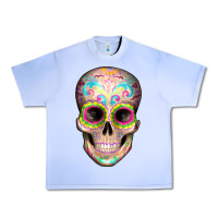Grape Ice Mexican Skull Urban Heavy Tee - Artiststas