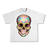 Lunar Rock Mexican Skull Urban Heavy Tee - Artiststas