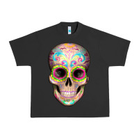 Pigment Black Mexican Skull Urban Heavy Tee - Artiststas