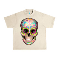 Sandshell Mexican Skull Urban Heavy Tee - Artiststas