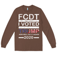 Chestnut hell yeah i voted trump and will do it again 2020 Long Sleeve Tee - Bettercallsaul