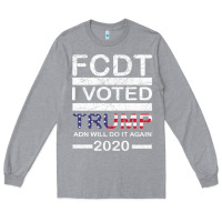 Heather Grey hell yeah i voted trump and will do it again 2020 Long Sleeve Tee - Bettercallsaul