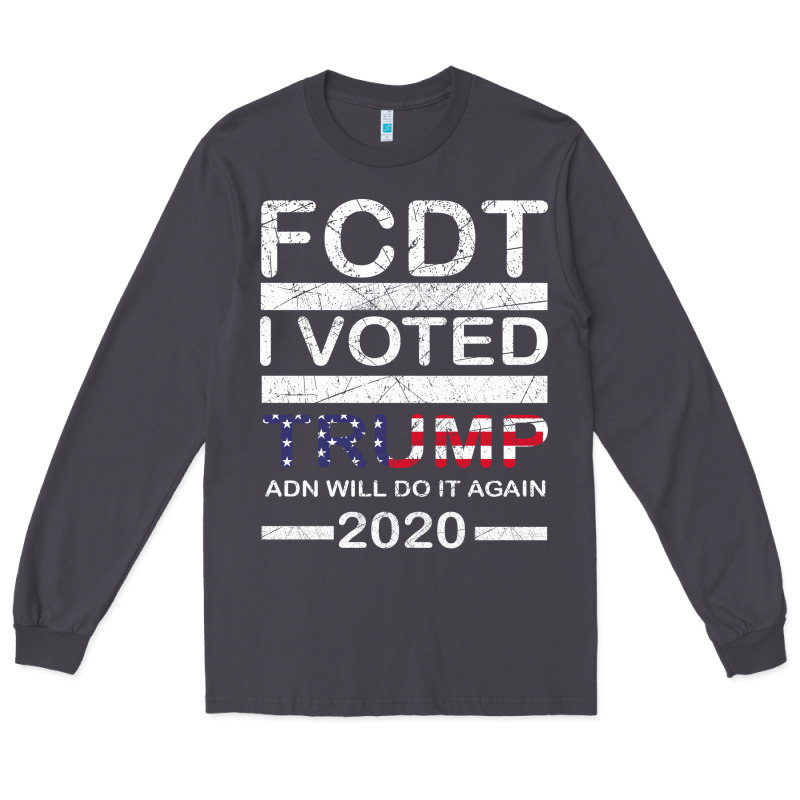 Hell Yeah I Voted Trump And Will Do It Again 2020 Long Sleeve Tee by Bettercallsaul | Teevron