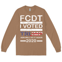 Toasted Coconut hell yeah i voted trump and will do it again 2020 Long Sleeve Tee - Bettercallsaul
