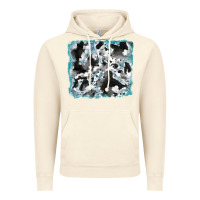 Vintage Artic cowhide glitter leather background Vintage Hoodie - RanaPortraitStore