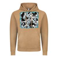 Vintage Camel cowhide glitter leather background Vintage Hoodie - RanaPortraitStore
