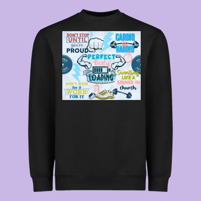 Perfect Body Loading Heavyweight Sweatshirt Designed By Tumblerdesignbyshophia