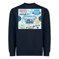 Navy perfect body loading Heavyweight Sweatshirt - TumblerDesignByShophia